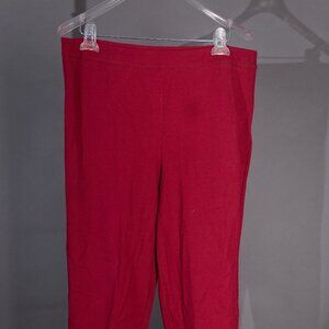 Women's Redstraight-leg trousers or pull-on pants - Size L
